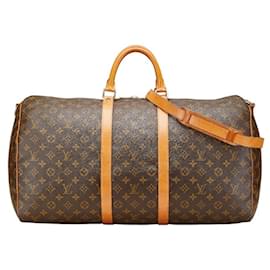 Louis Vuitton-Louis Vuitton Monogram Keepall Bandouliere 55-Brown