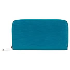 Louis Vuitton-Louis Vuitton Epi Zippy Wallet-Blue,Other