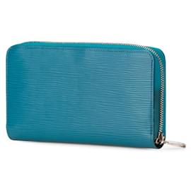 Louis Vuitton-Louis Vuitton Epi Zippy Wallet-Blue,Other