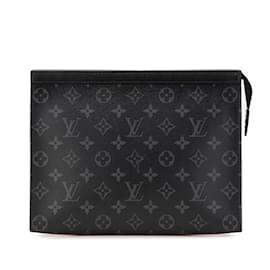 Louis Vuitton-Bolsa Clutch Pochette Voyage MM Monogram Eclipse da Louis Vuitton-Preto