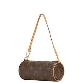 Louis Vuitton-Louis Vuitton Monogram Papillon 30 Attached Pouch-Brown