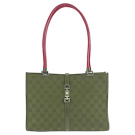 Gucci-Gucci Jackie Red Shoulder Bag-Red