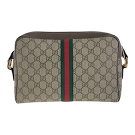 Gucci-Gucci Sherry Line Ophidia Shoulder Bag-Beige