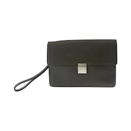 Louis Vuitton-Louis Vuitton Taiga Selenga Clutch Bag-Brown