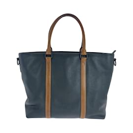 Coach-COACH Metropolitan Leather Tote Bag-Brown,Black