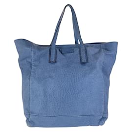 Gucci-Gucci Blue Navy Leather Tote Bag-Blue,Navy blue