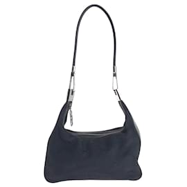 Gucci-Gucci Jumbo GG Black Shoulder Bag-Black