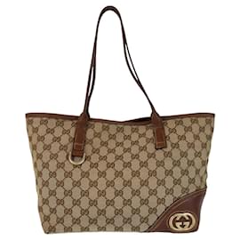 Gucci-Gucci New Bride Tote Bag-Brown,Beige