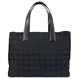 Chanel-Chanel New Travel Line Black Tote Bag-Black