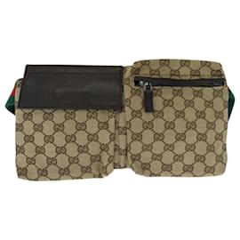 Gucci-Bolsa de cintura Gucci Sherry Line-Marrom,Vermelho,Verde