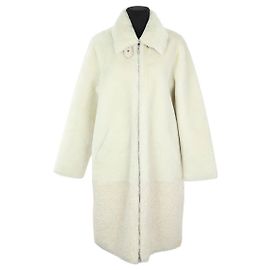 Claudie Pierlot Abrigo blanco Blanco