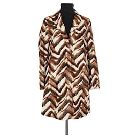 Longchamp Brown leather jacket Brown