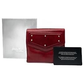 Saint Laurent-SAINT LAURENT Wallets T.  Leather-Red