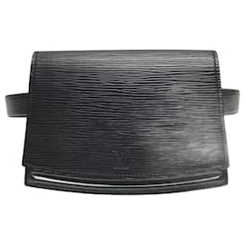 Louis Vuitton-Pochete Louis Vuitton Epi Tilsit M52602-Preto