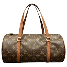 Louis Vuitton-Bolsa Louis Vuitton Monogram Papillon 30-Marrom,Monograma