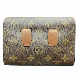 Louis Vuitton-Pochete de Cintura Arches Monogram Louis Vuitton-Marrom,Monograma