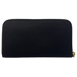 Prada-Prada Black Nylon Long Wallet-Black