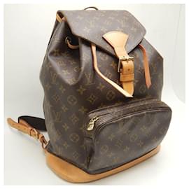 Louis Vuitton-Mochila Monogram Louis Vuitton-Marrom