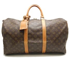 Louis Vuitton-Louis Vuitton Keepall Monogram Boston Bag-Brown