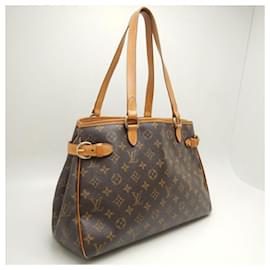 Louis Vuitton-Bolsa Tote Monograma Batignolles Horizontal da Louis Vuitton-Metálico,Bronze