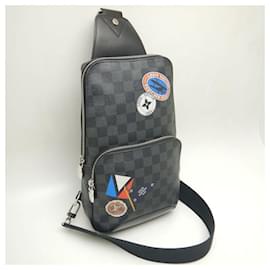 Louis Vuitton-Louis Vuitton Avenue Damier Graphite Sling Bag-Grey