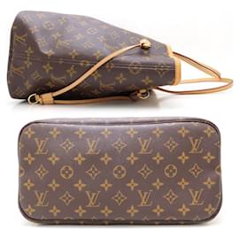 Louis Vuitton-Bolsa tote Monogram Neverfull da Louis Vuitton-Metálico,Bronze