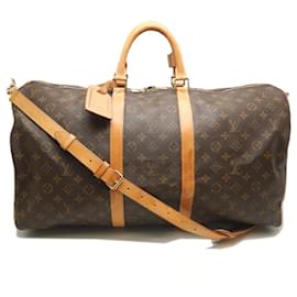 Louis Vuitton-Louis Vuitton Keepall Bandouliere Monogram Boston Bag-Brown
