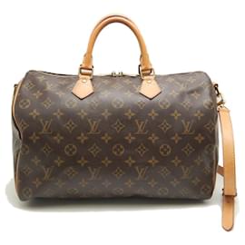 Louis Vuitton-Bolsa de mão Monogram Speedy Bandoulière Louis Vuitton-Marrom