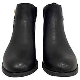 Michael Kors-Michael Kors Britt Flat Bootie in Black Leather-Black
