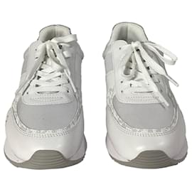 Michael Kors-Michael Kors Andi Trainer in Bright White Faux Leather -White