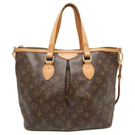 Louis Vuitton-Bolsa Tote Monogram Palermo PM da Louis Vuitton-Metálico,Bronze