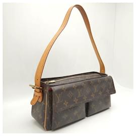 Louis Vuitton-Bolsa de Ombro Monogram Viva Cite da Louis Vuitton-Metálico,Bronze