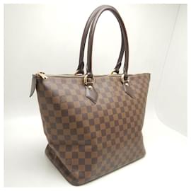 Louis Vuitton-Bolsa tote Saleya Damier Louis Vuitton-Marrom