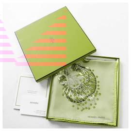 Hermès-Hermes Bracelets de Lumiere Silk Scarf-Pink