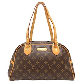 Louis Vuitton-Bolsa de Ombro Monogram Montorgueil da Louis Vuitton-Marrom