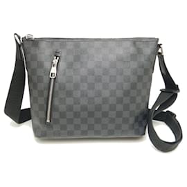 Louis Vuitton-Louis Vuitton Mick PM Damier Graphite Shoulder Bag-Grey