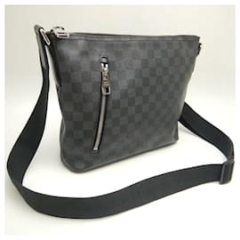 Louis Vuitton-Louis Vuitton Mick PM Damier Graphite Shoulder Bag-Grey