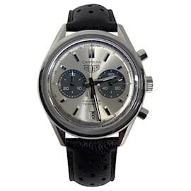Tag Heuer-Tag Heuer Carrera Calibre 18 Telemeter in Black Leather-Black