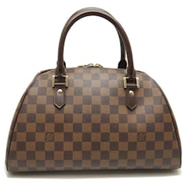 Louis Vuitton-Bolsa de mão Damier Riviera Louis Vuitton-Marrom