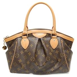 Louis Vuitton-Bolsa de mão Monogram Tivoli da Louis Vuitton-Marrom