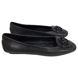 Mocassin Lillie de Michael Kors en cuir noir Noir