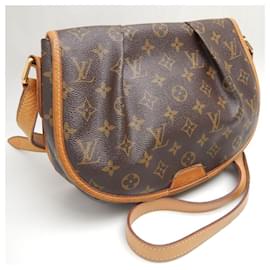 Louis Vuitton-Bolsa de Ombro Monogram Menilmontant da Louis Vuitton-Marrom