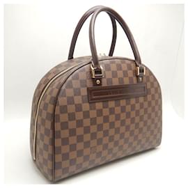 Louis Vuitton-Bolsa de mão Nolita Damier Louis Vuitton-Marrom
