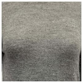 Prada- Prada Knitted Crewneck Sweater in Grey Wool-Grey