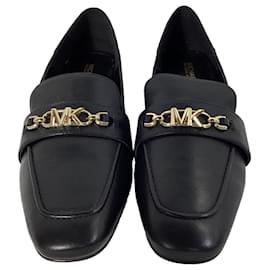 Michael Kors-Michael Kors Tiffanie Loafer in Black Leather -Black