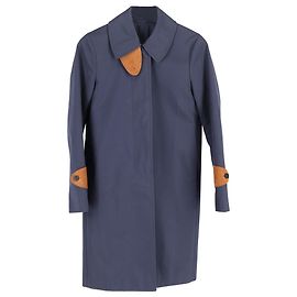 Tod's Rain Coat in Navy Blue Cotton Blue Navy blue