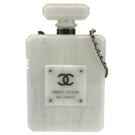 Chanel-Chanel Plastic 2016Paris-Roma N°5 Parfume Bottle 2way Bag-White