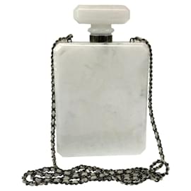Chanel-Chanel Plastic 2016Paris-Roma N°5 Parfume Bottle 2way Bag-White