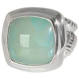 David Yurman Sterling Silber Chalcedon Ring Silber Metallisch