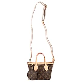 Louis Vuitton-Louis Vuitton Neverfull BB Tote Bag in Brown Coated Canvas-Other